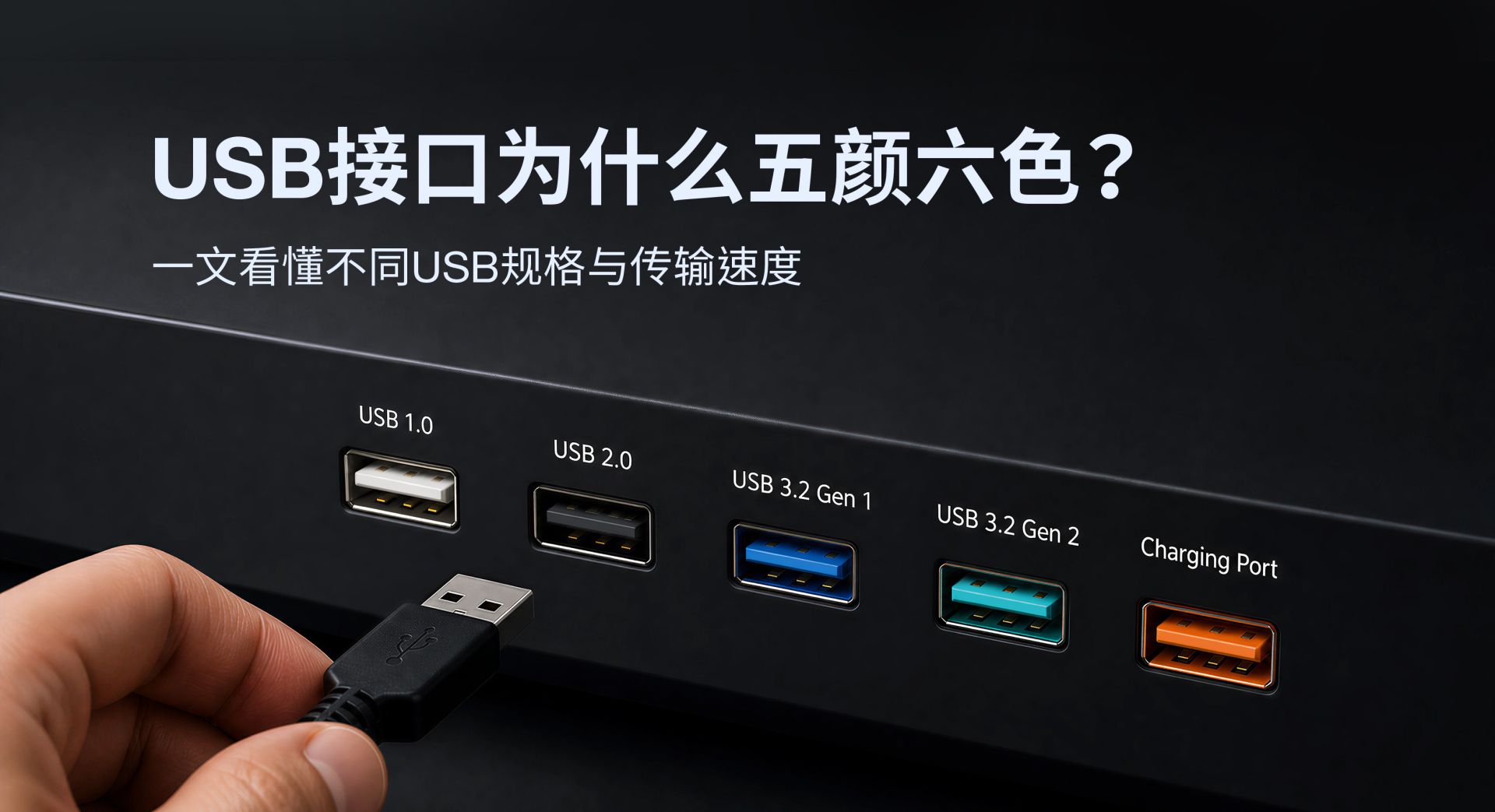 USB 接口为什么五颜六色? USB 接口为什么五颜六色?