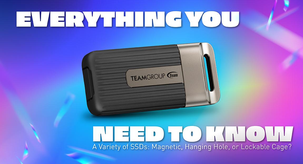 Eine Vielzahl von SSDs: Magnetisch, Hängeloch oder abschließbarer Käfig? Alles, was Sie wissen müssen!