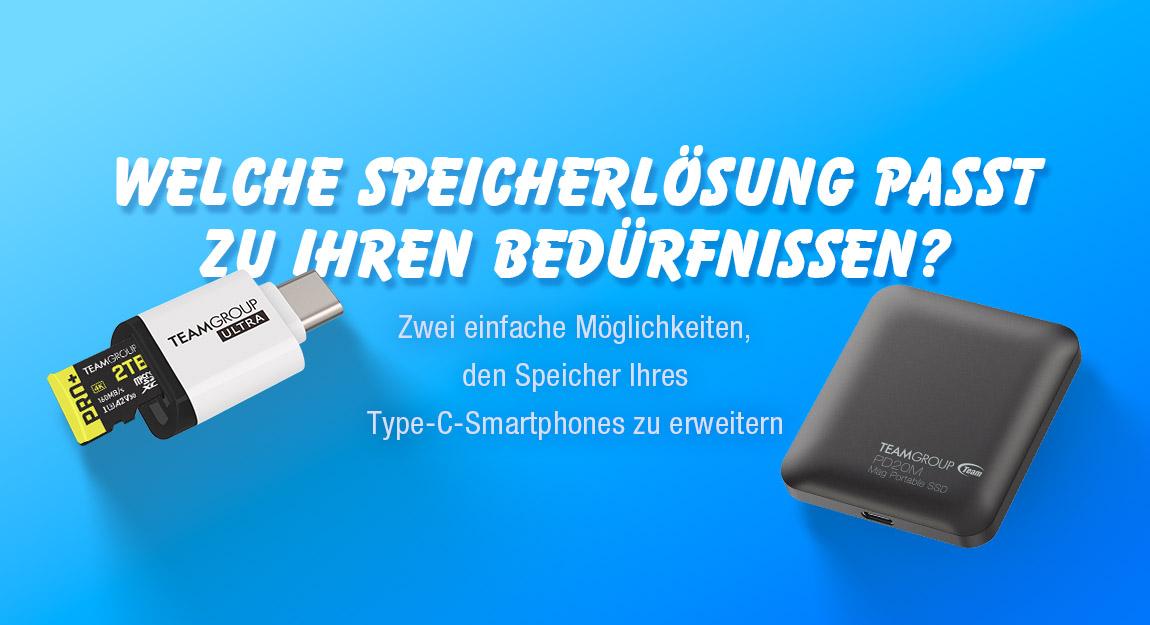Geht Ihnen der Platz aus? Die besten Möglichkeiten, den Speicherplatz auf Ihrem Type-C-Handy zu erweitern