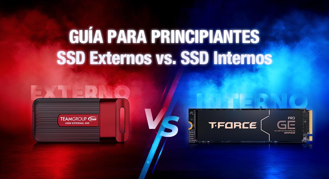 Guía para principiantes: SSD externos frente a SSD internos