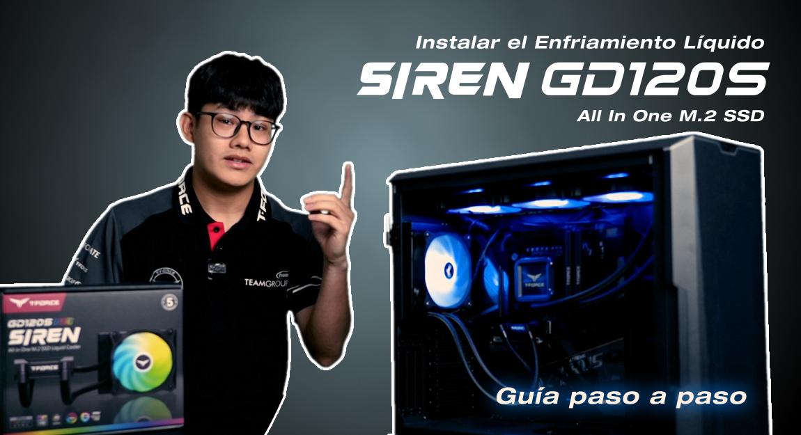 Cómo instalar el disipador T-FORCE SIREN GD120S AIO para SSD