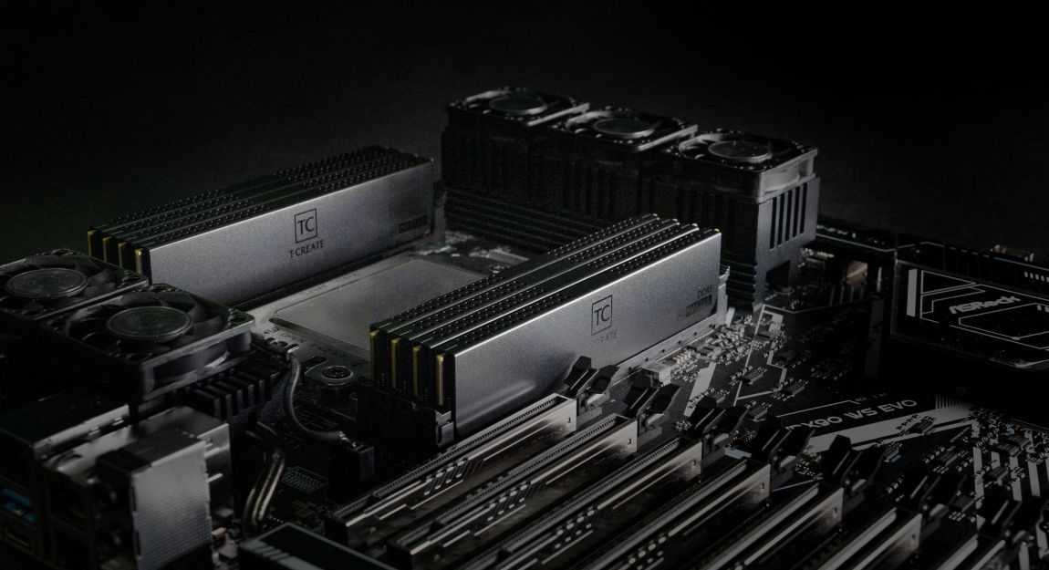 專業人士首選：T-CREATE MASTER Ai DDR5 OC R-DIMM 工作站記憶體