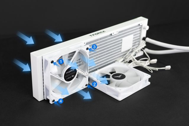 手把手教你正确安装T-FORCE SIREN DUO360 ARGB CPU & SSD一体式水冷