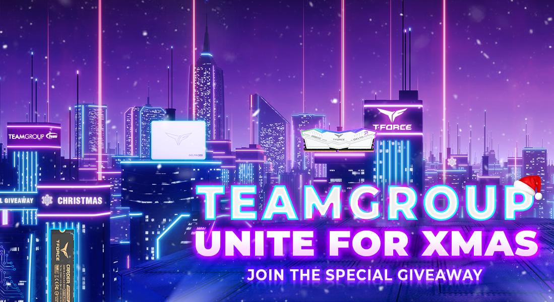 TEAMGROUP: UNITE FOR CHRISTMAS ÚNETE AL SORTEO ESPECIAL