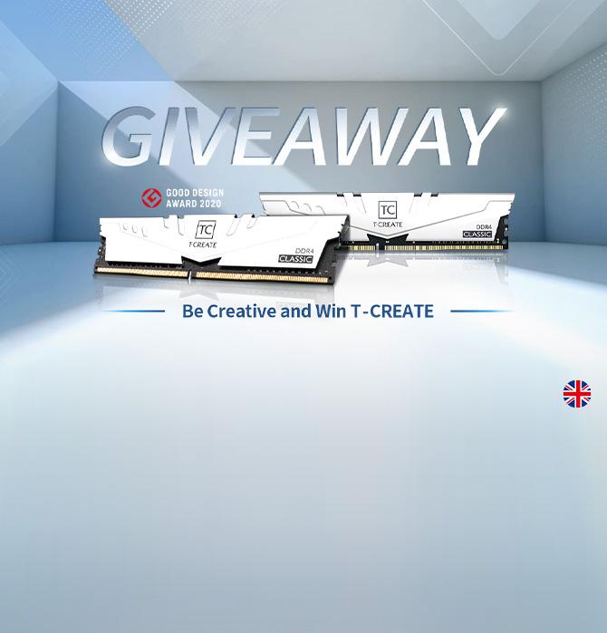 GIVEAWAY- Be Creative and Win T-CREATE