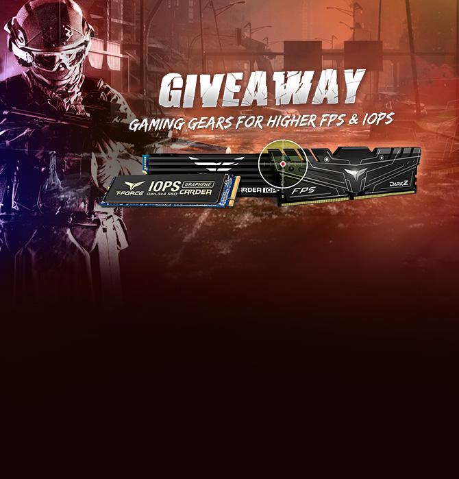 GIVEAWAY - INVINCIBLE GAMING GEARS FOR HIGHER FPS & IOPS