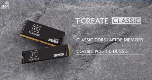 T-CREATE CLASSIC DDR5 LAPTOP Memory & PCIe 4.0 DL SSD