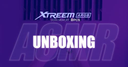 Unboxing T-FORCE XTREEM ARGB DDR4 8pcs Large Memory ASMR
