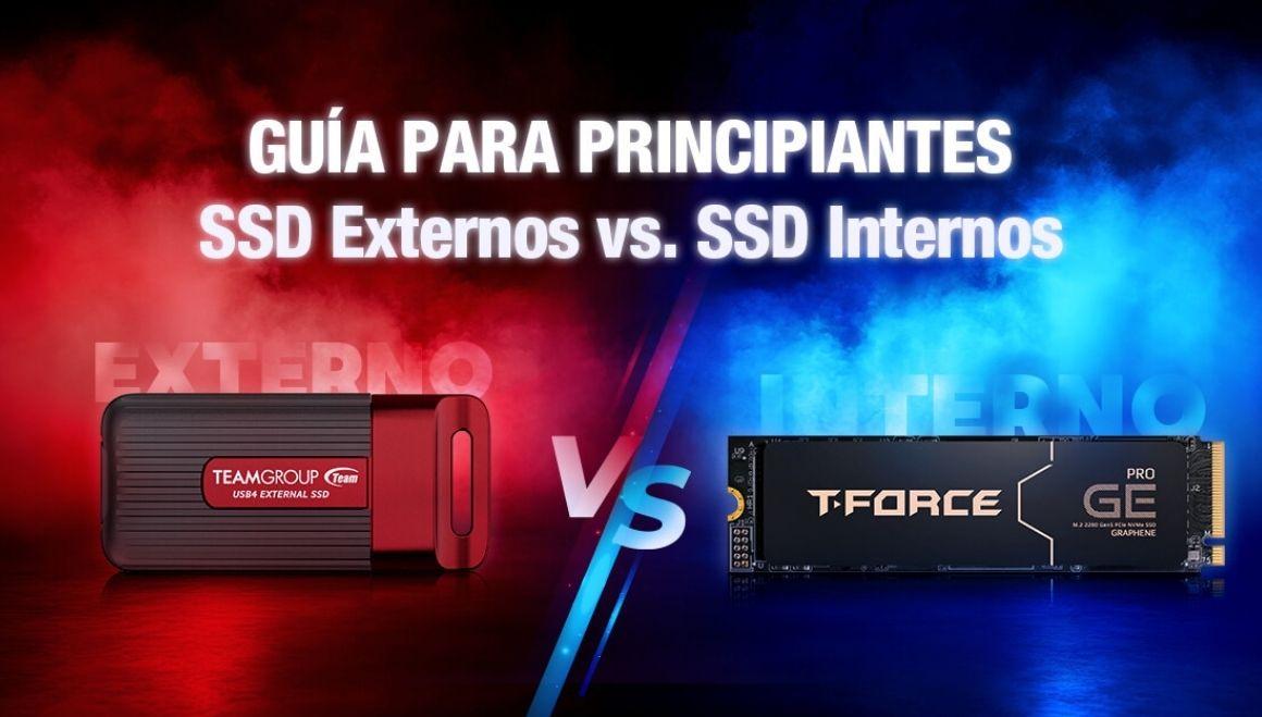 Guía para Principiantes : SSD Externos vs. SSD Internos