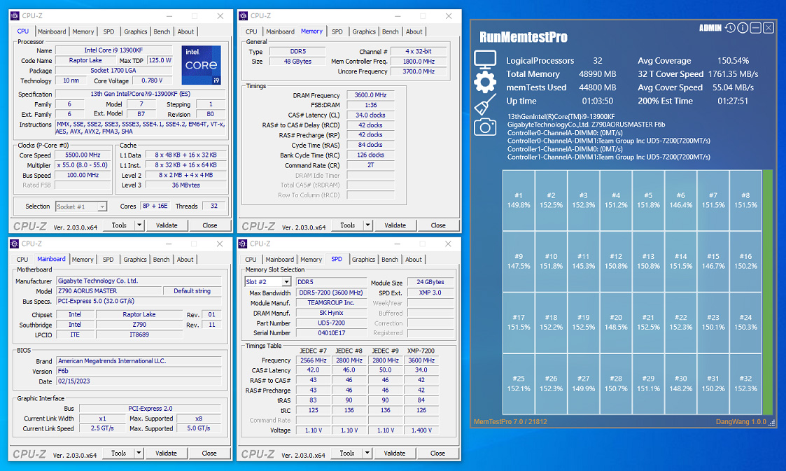 Gigabyte MASTER DDR5-7200 CL34 2x24GB