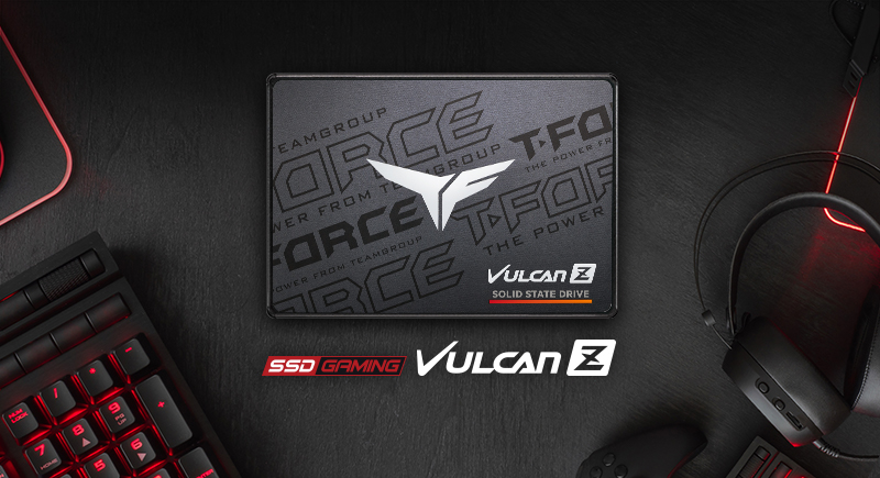 十铨科技推出新一代T-FORCE VULCAN火神Z SATA SSD 火力支持劲速游戏体验
