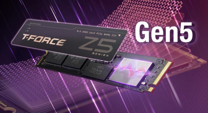 十铨科技推出T-FORCE Z540 黑武士 M.2 PCIe 5.0固态硬盘 Gen5战将气势如虹 重新定义SSD飙速体验