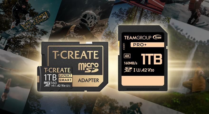 TEAMGROUP bringt Speicherkarten T-CREATE EXPERT S.M.A.R.T. MicroSDXC und TEAMGROUP PRO+ SDXC auf den Markt, die vielfältige Anwendungsbedürfnisse abdecken und Ihre schönsten Momente speichern