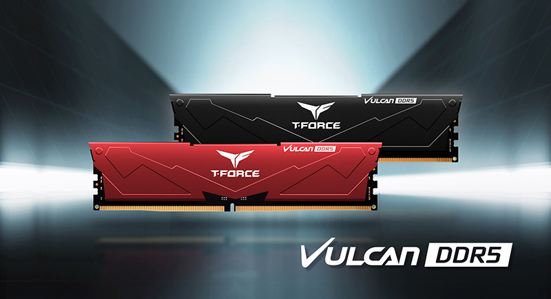 TEAMGROUP Announces T-FORCE VULCAN DDR5 GAMING MEMORY, Leading the Way in Next-Gen Overclocking