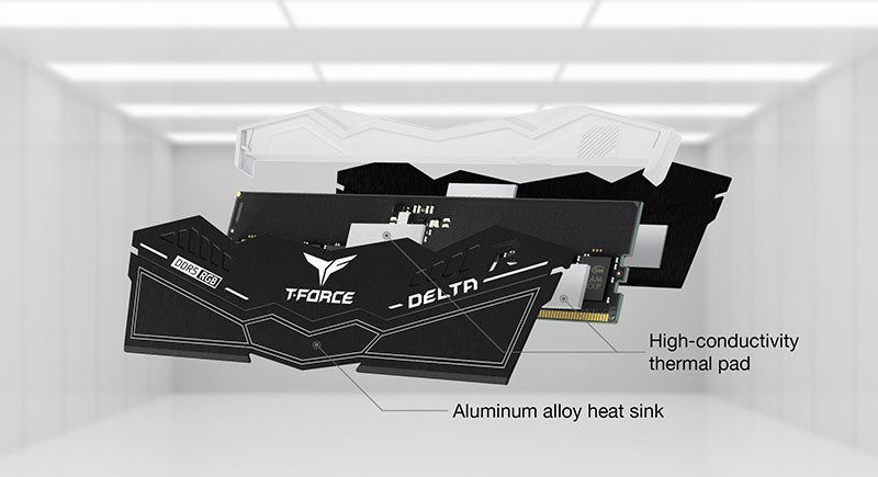 TEAMGROUP's Exclusive Thermal Module for DDR5 RAMs The Peak of Cooling Technologies