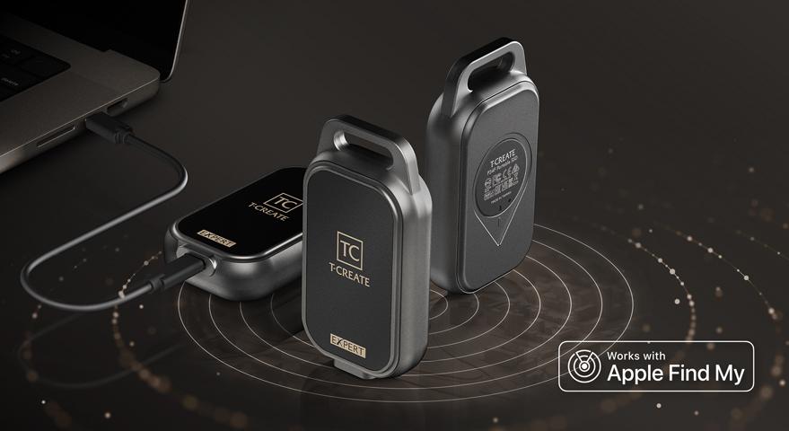 TEAMGROUP Launches The T-CREATE EXPERT P34F Find My External SSD Portable Design with Innovative Patented Location Tracking and Sound Alerts