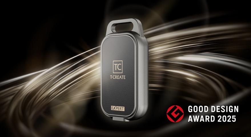 TEAMGROUP T-CREATE EXPERT P34F Find My External SSD Wins Japan Good Design Award 2025 World’s First Trackable SSD Earns Global Recognition for Innovation Once Again