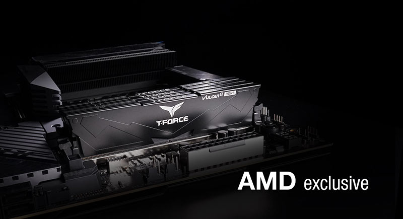 TEAMGROUPゲーミング向けブランドT-FORCEが AMD AM5対応のVULCANα DDR5を発表いたします