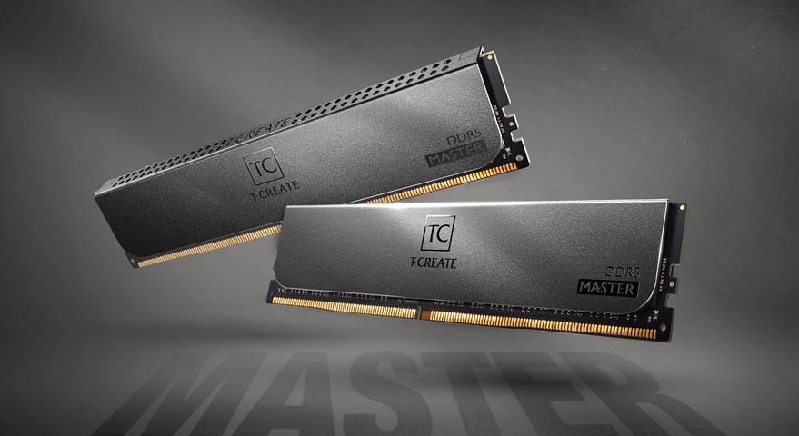 TEAMGROUP의 T-CREATE에서 MASTER DDR5 OC R-DIMM 출시 혁신적인 기술로 탁월한 DDR5 차세대 메모리