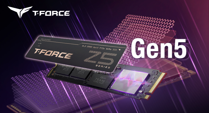 TEAMGROUP Releases the Invincible T-FORCE Z540 M.2 PCIe 5.0