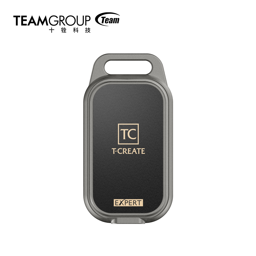 十铨科技发布T-CREATE EXPERT P34F 可定位外接固态硬盘匠心打造轻巧便携专利定位循声找回-TEAMGROUP