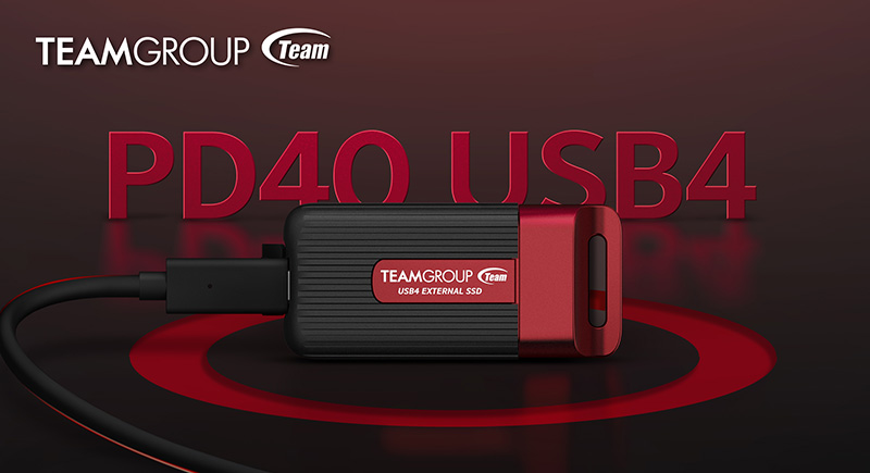 TEAMGROUP PD40ミニ外付けSSDを発表 軽量と高速パフォーマンスが